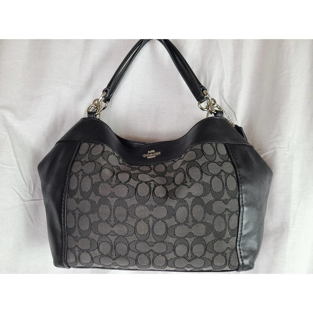 Coach F29548 SM Lexy Signature Jacquard Bag